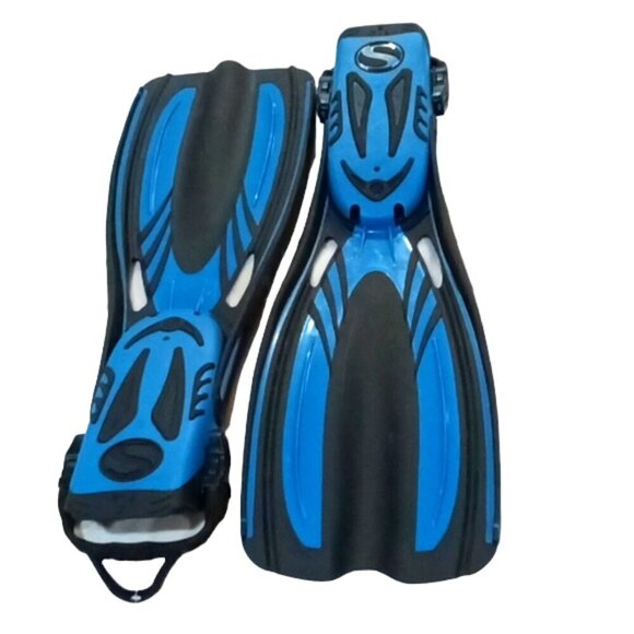 SHERWOOD SCUBA Elite Open Heel Scuba Fin Size S (7 - 8) New No Tags - Picture 2 of 7